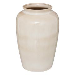 Vase "Sea view" beige en céramique H29,5 cm