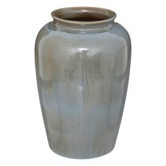 Vase "Sea view" bleu gris en céramique H29,5 cm